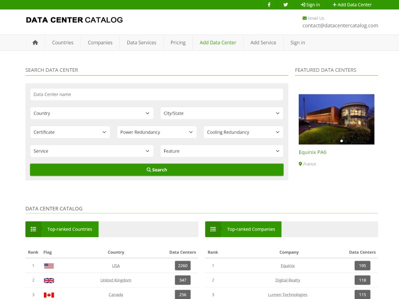 datacentercatalog.com